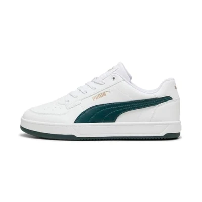 Imagen de Puma Caven 2.0 Unisex Zapatillas, Talla: 44.5, White/dark myrtle/gold Piel de imitación alta calidad