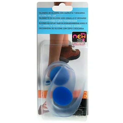 Imagen de Neh Feet TI25162/M Talonerade Silicona con Cazoleta y Descarga En Calcáneo, Eu 39 42 Transparente Azul