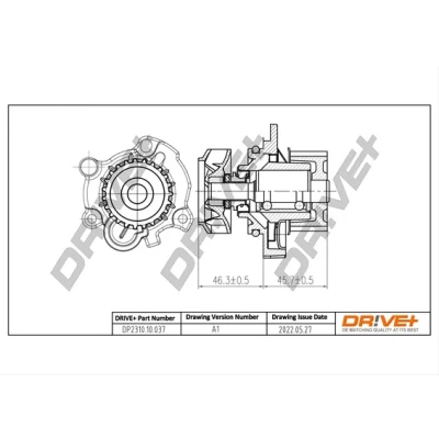 Imagen de Bomba de agua, refrigeración del motor Dr!ve+ DP2310.10.037