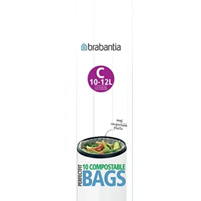 Imagen de Brabantia Bolsas Basura C Bio 10 / 12L, unidades Verde