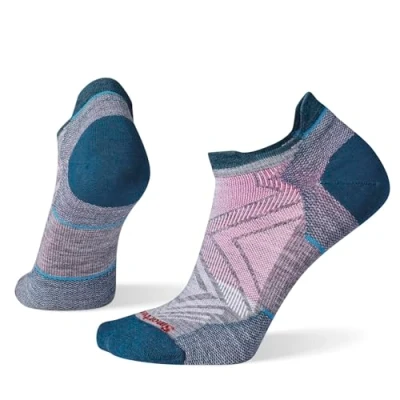 Imagen de Smartwool RUN ZERO Cushion LOW Ankle Calcetines tobilleros, Talla: 34 37, Medium gray