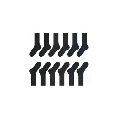 Imagen de Falke Happy 6PACK Everyday Casual Calcetines, Hombre, Talla: 43 46, Schwarz/dunkelblau/dunkelgrau