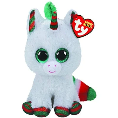 Imagen de Ty UK Ltd Snowfall Unicorn Xmas 2020 Boo Reg Peluche, multicolor (36238)
