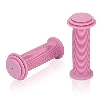 Imagen de XLC Kindergriffe Puños para Bicicleta, Infantil, Rosa, 100 mm