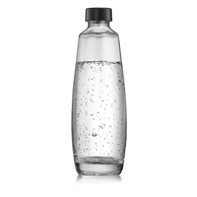 Imagen de Sodastream Jarra de Vidrio para Máquina Agua con Gas Duo, Transparente, Apto Lavavajillas Botella Vidrio, 1 L