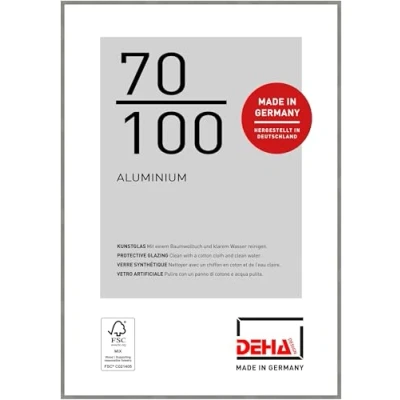 Imagen de DEHA Design Marco de aluminio Tribeca, 70x100 cm, Estructura Gris Mate