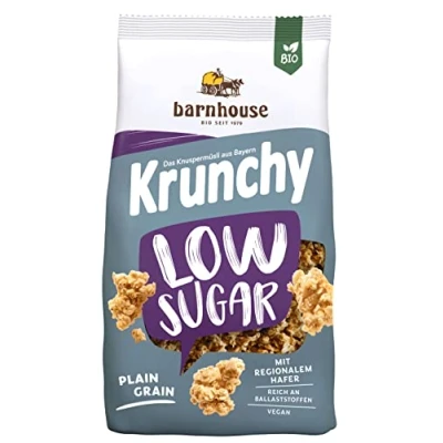 Imagen de MUESLI KRUNCHY LOW SUGAR avena 375gr.BIO VEGAN