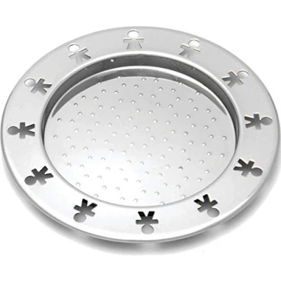Imagen de Alessi AKK80/15 Mini Girotondo Bandeja Repelente de la Humedad (Acero Inoxidable 18/10 Pulido, Acabado Brillante)