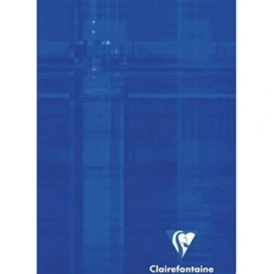 Imagen de Clairefontaine 663602AMZC Pack de 3 Cuadernos Grapados 11x17 cm 96 Páginas Cuadrados Pequeños Papel Blanco 90 g Color aleatorio