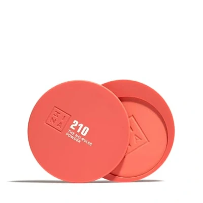 Imagen de 3INA MAKEUP The No Rules Powder 210 Rosa coral Polvo Compacto 3 en 1 Ojos Labios y Mejillas con Ácido Hialurónico Ceramidas Polvos Fórmula Ligera Vegan Cruelty Free