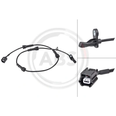 Imagen de A.B.S. 31503 Sensor de ABS activo 880 negro NISSAN: Juke