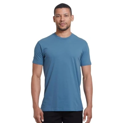 Imagen de True Classic Camiseta de Manga Corta con Cuello Redondo para Hombre, 1 Unidad Índigo, L