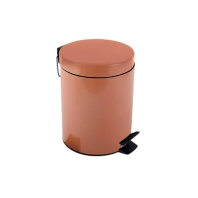 Imagen de Spirella SP2757 Papelera con Pedal de Acero Sydney 5L Terracotta, Plástico, Terracota