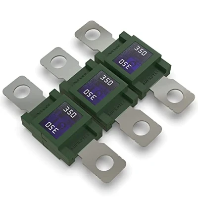 Imagen de AUPROTEC Fusible MEGA Fusibles de alta corriente atornillables 80A 500A selección: 350A Ampere verde, 3 piezas