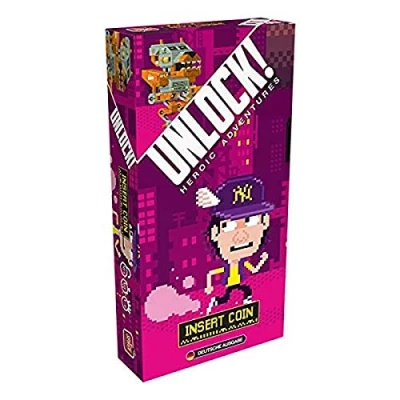 Imagen de Space Cowboys, Unlock! Insert Coin, Juego Familiar, Rompecabezas, 1 6 Jugadores, a Partir de 10 años, 60 Minutos en alemán