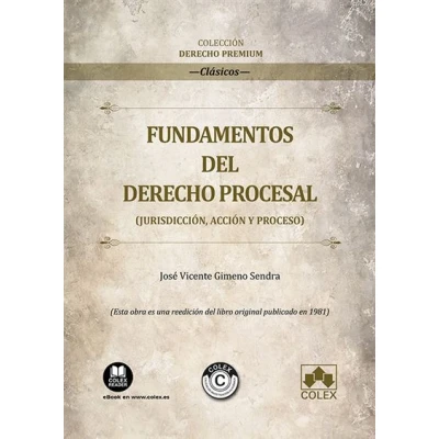 Imagen de Fundamentos del derecho procesal (COLECCIÓN «DERECHO PREMIUM»)