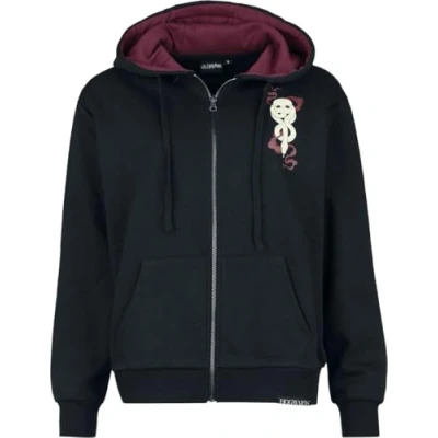 Imagen de Harry Potter House of Black Mujer Sudadera con Capucha Negro S