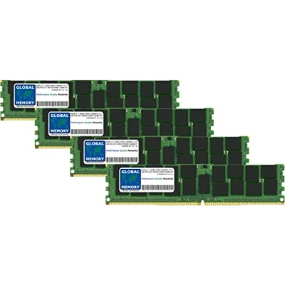 Imagen de 64GB (4 x 16GB) DDR4 2400MHz PC4 19200 288 PIN ECC REGISTRADO DIMM (RDIMM) Memoria RAM Kit para SERVIDORES/Estaciones DE Trabajo/Placas Base (8 Rank CHIPKILL)