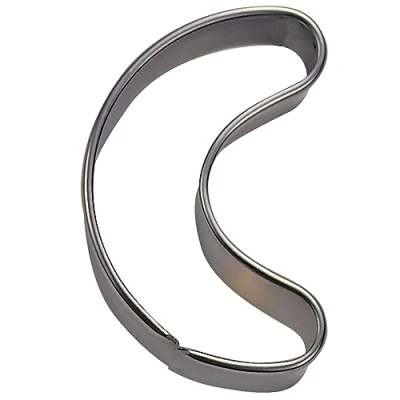 Imagen de Staedter Croissant Cookie Cortador de Redondo, Plata, 5,5 cm