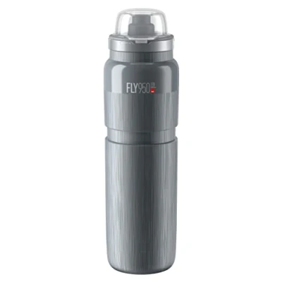 Imagen de Elite S.R.L. Unisex Adulto Fly Tex MTB Bidón Gris, 950 ml