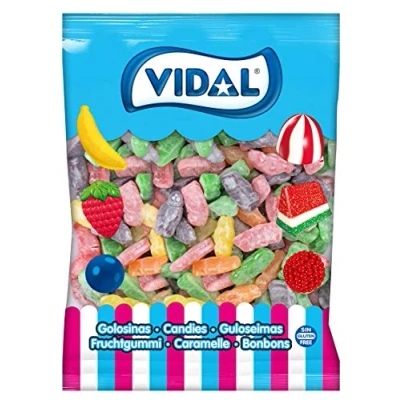Imagen de Vidal Jelly Babies Azúcar Caramelo de Goma, Mezcla Frutas, 1000 Gramos