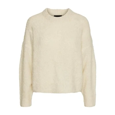 Imagen de PIECES Pcnatherine Ls O neck Knit Bc Suéter, Mujer, Birch/Pattern:melange, XS