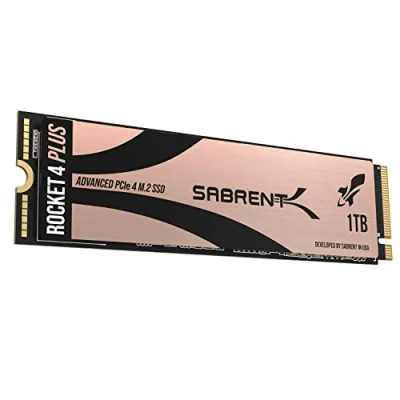 Imagen de Sabrent 2280 M.2 NVMe SSD 1TB Gen 4, Estado sólido Interno 7000 MB/s de Lectura, Disco Duro PCIe 4.0 para Gamers, Compatible con PS5, PCs, NUCs portátiles y sobremesa [SB RKT4P 1TB]