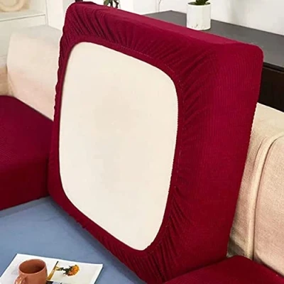 Imagen de Funda de cojín Asiento Sofá 4/3/2/1 Asiento, Alta Elasticidad, Floral/Terciopelo Protector Fundas para Sofás Chaise Longue ( Color : #2 , Size 1 seat (5