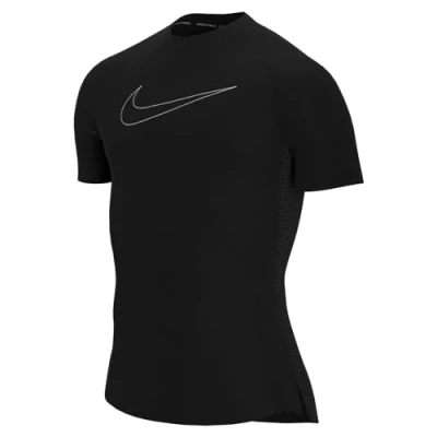 Imagen de Nike M NP DF Tight Top SS Camiseta, Black/White, XL Hombre
