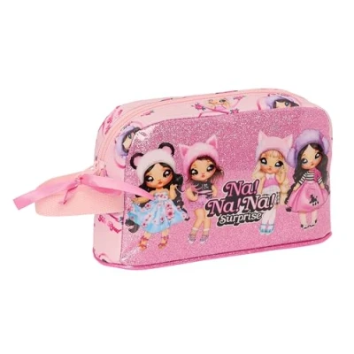 Imagen de Safta NANANA Fabulous Porta Desayunos Térmico, Termo, Portatodo, Calidad y Máxima Resistencia, Comida, Recreo, 21.5x6.5x12 cm, Color Rosa