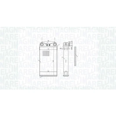 Imagen de Radiador de calefacción MAGNETI MARELLI 350218472000