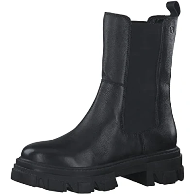 Imagen de s.Oliver 5 25425 29, Botas Estilo Chelsea Mujer, Negro, 38 EU