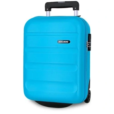 Imagen de Roll Road Flex Maleta de Cabina Azul 31x40x20 cms Rígida ABS Cierre combinación Lateral 33L 2,46 kgs 4 Ruedas Dobles Equipaje Mano, Debajo del Asiento
