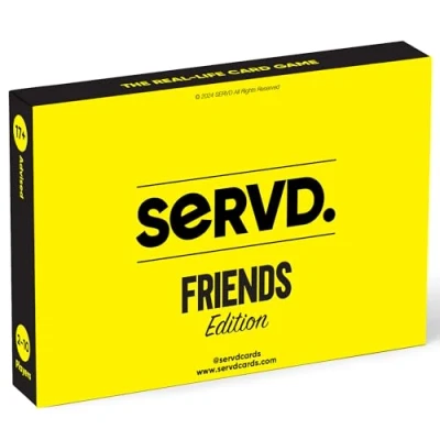 Imagen de SERVD Friends Edition El Divertido Juego de Cartas Fiesta la Vida Real (Versión en Inglés)