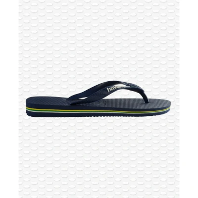 Imagen de Havaianas FLIP FLOP Brasil LOGO Chanclas de dedo Navy blue para niños, Talla: 31 32, Goma/tela