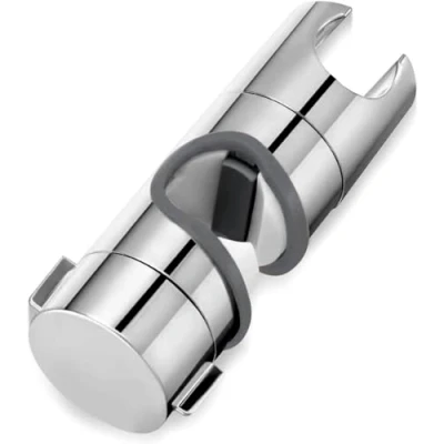 Imagen de soporte universal para alcachofa de ducha, ajustable, 18 25 mm, cabezal ducha ABS, cromado, giratorio 360 grados, plateado