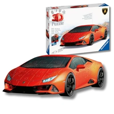 Imagen de Puzzle 3D Lamborghini Huracán EVO Arancio