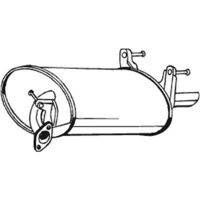 Imagen de BOSAL 228 427 Silenciador trasero TOYOTA: Corolla VI Liftback