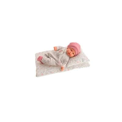 Imagen de Antonio Juan Muñeca Kíka saquito 27cm llora sin su chupe (Rosa)
