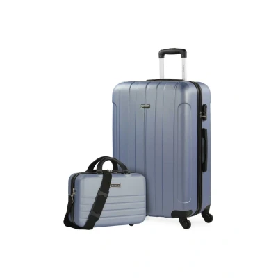 Imagen de ITACA Juego Maletas De Viaje rígidas Trolley con Candado Combinación y 4 Doble Rueda 360 Set Ligeras Resistentes Neceser, Malva