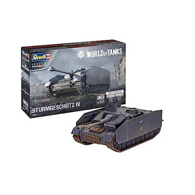 Imagen de Revell 03502 Assault Tank Sturmgeschütz IV World of Tanks Model Kit, 03502, Incoloro