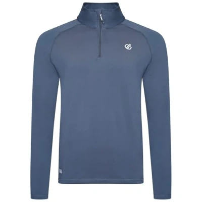 Imagen de Dare2b Capa intermedia Fuse Up II para hombre Core Strech esquí, senderismo y trekking todos los días: tejido elástico con reverso cálido reciclado, secado rápido cremallera de 1/4
