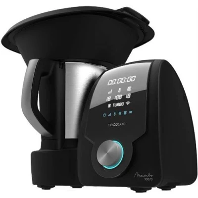 Imagen de Cecotec Robot de Cocina Multifunción Mambo 10070. 1700 W, APP, Cuchara MamboMix, 30 Funciones, Báscula incorporada, Jarra Acero Inoxidable 3,3 L, Apta para lavavajillas