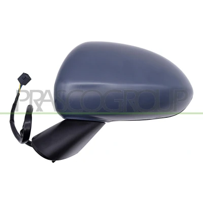 Imagen de Espejo retrovisor Prasco OP0347214P Premium izquierda negro/blanco imprimado eléctrico ajustable desde interior OPEL: Corsa D Hatchback