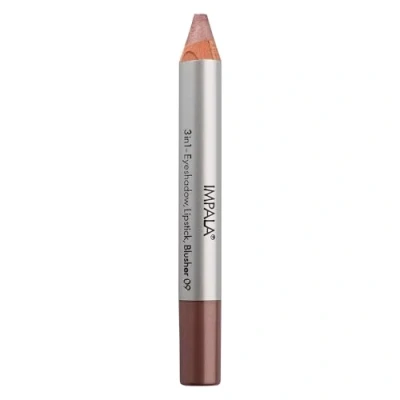 Imagen de Impala Lápiz Jumbo 3 en 1 Color 09 Marrón Metalizado Sombra de Ojos, Labial y Colorete Textura Suave Larga Duración Colores Intensos