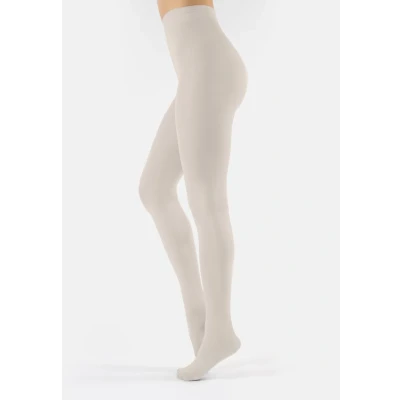 Imagen de CALZITALY Medias De Invierno Pantys Tupidos Colores 80 Den M, L, XL, XXL, 3XL,4XL Calcetería Italiana (XL, Blanco Roto)