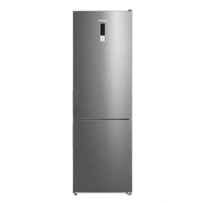 Imagen de Hyundai Frigorífico Combi Inox, 2 Puertas. HC188600ENFDX, Capacidad 310 Litros, No Frost, Multi Air Flow, Bajo Nivel Sonoro, Puerta Reversible, Clasificación Energética E