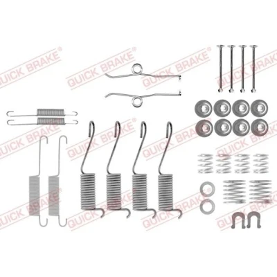 Imagen de Juego de accesorios, zapatas freno QUICK BRAKE 105 0697