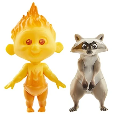 Imagen de Jakks Pacific Incredibles Jack y Mapache Figuras, Multicolor, Talla única (74950 11L)