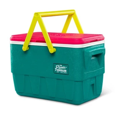 Imagen de IGLOO Retro Jade 25 Cuartos de galón, Cesta Picnic Enfriador